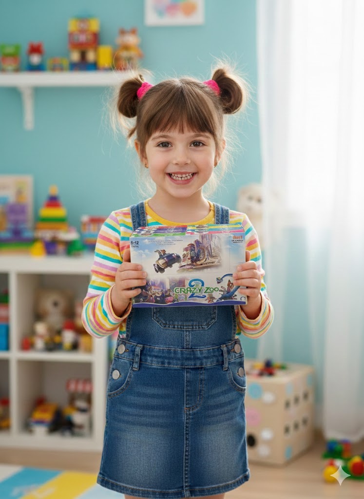 KLOCKI KONSTRUKCYJNE ZOO 2 ZESTAW 8W1 | DIY | 6+ ZWIERZOGRÓD JUDY I NICK