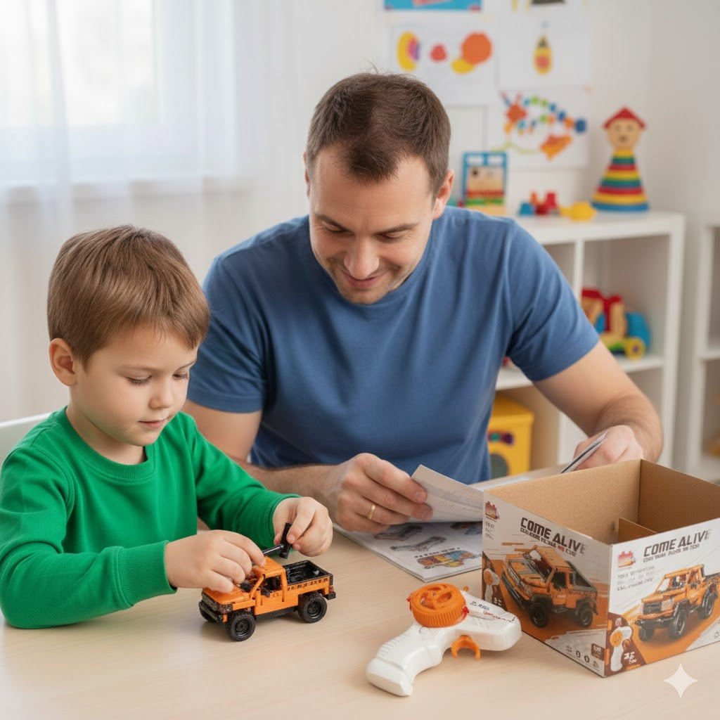 KONSTRUKTOR RC RANGER PICKUP SAMOCHÓD ZDALNIE STEROWANY Z KLOCKÓW 443 pcs