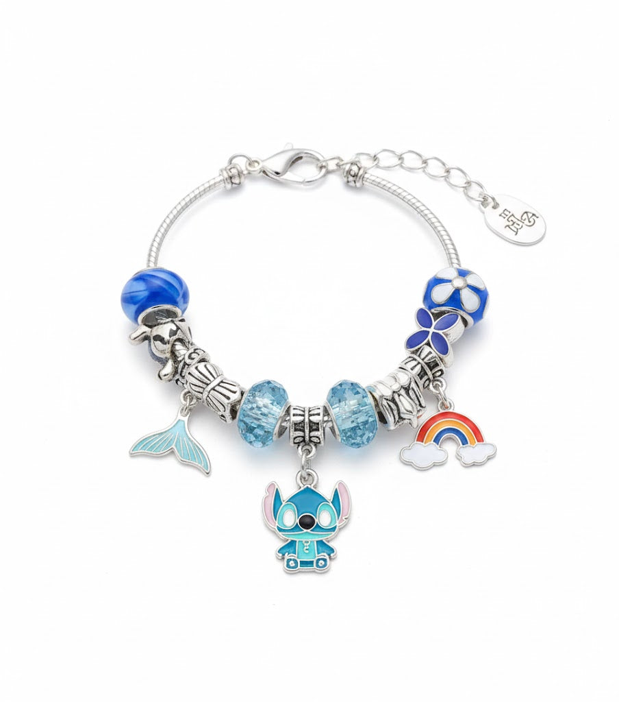 DZIECIĘCY ZESTAW KREATYWNY DO TWORZENIA BRANSOLETEK ZAWIESZEK DIY