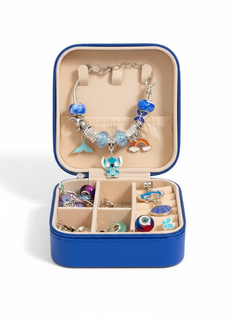 DZIECIĘCY ZESTAW KREATYWNY DO TWORZENIA BRANSOLETEK ZAWIESZEK DIY