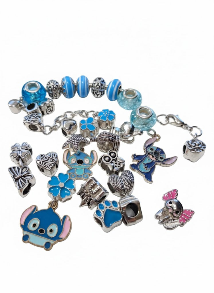 DZIECIĘCY ZESTAW KREATYWNY DO TWORZENIA BRANSOLETEK ZAWIESZEK DIY