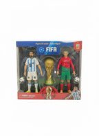 ZESTAW FIGUREK PIŁKARSKICH FIFA 15 CM + PUCHAR MISTRZÓW 4 OPCJE PREZENT