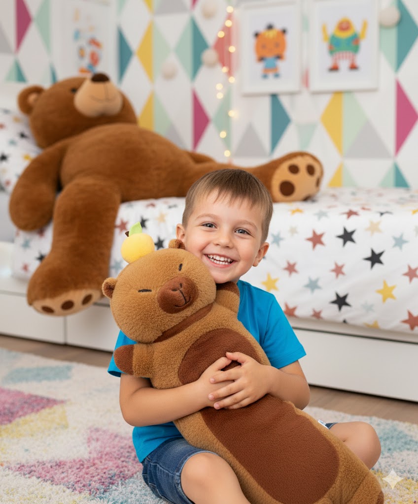 PLUSZOWA MASKOTKA KAPIBARA PLUSZAK (50 CM)