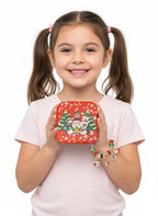 XMAS DIY ZESTAW DO ROBIENIA BRANSOLETEK BIŻUTERII KORALIKI ŚWIĄTECZNE