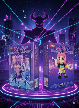 KLOCKI 3D FIGURKI KPOP DEMON HUNTERS – WYBIERZ SWOJĄ BOHATERKĘ