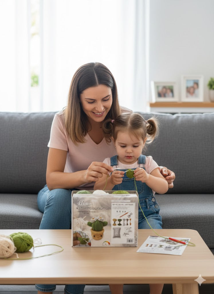 ZESTAW DIY AMIGURUMI ROBIENIE NA DRUTACH HOBBY KREATYWNOŚĆ ZWIERZĘTA