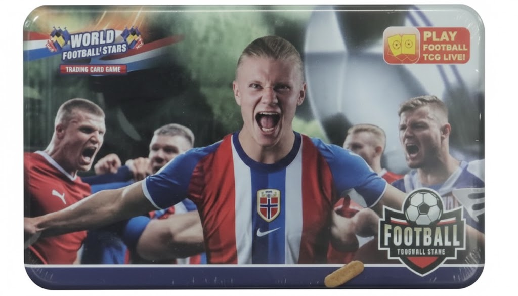 GRA KARCIANA "FOOTBALL STARS" – MEGA ZESTAW 162 ELEMENTY PREZENT DLA CHŁOPCA