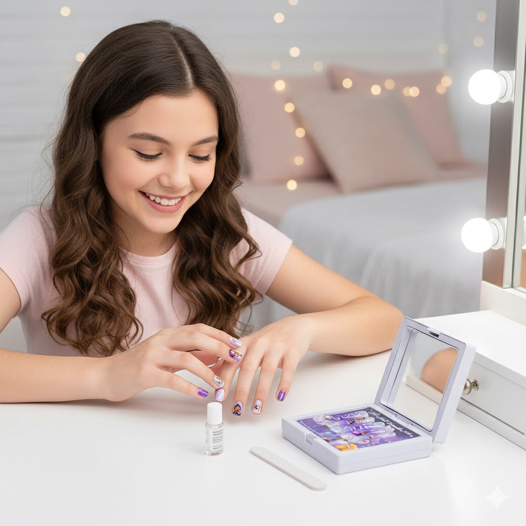 ZESTAW SZTUCZNYCH PAZNOKCI HEX-HUNT ENSEMBLE NAILS ŁOWCY DEMONÓW