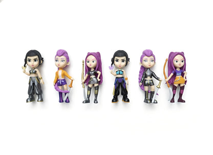 Figurki K-POP Demon Hunters – zestaw 6 lalek bohaterów akcji