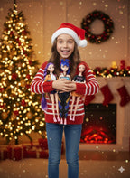 LALKI K-POP DEMON HUNTERS 30 CM – ZESTAW 3 LALEK Z MUZYKĄ