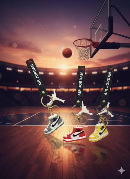 BRELOK AIR JORDAN MINI SNEAKER 3D + PASEK, AKCESORIUM, KOSZYKÓWKA, SPORT