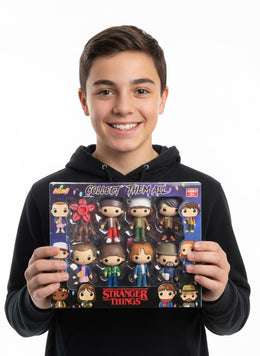 ZESTAW FIGUREK STRANGER THINGS 8 POSTACI KOLEKCJONERSKICH PREZENT