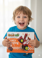 CRAZY JUMPING TRACTOR Z MUZYKĄ SKACZĄCY I TAŃCZĄCY TRAKTOR 3+ | CZERWONY