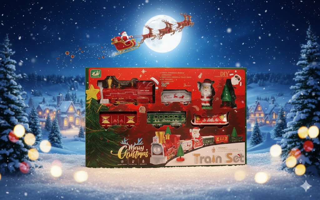 NORTH POLE EXPRESS – ŚWIĄTECZNY POCIĄG KOLEJKA BOŻONARODZENIOWA