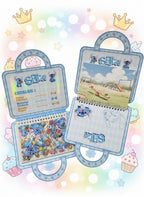 ALBUM Z NAKLEJKAMI W FORMIE TOREBKI – KREATYWNA ZABAWA DLA DZIECI (3 WARIANTY)